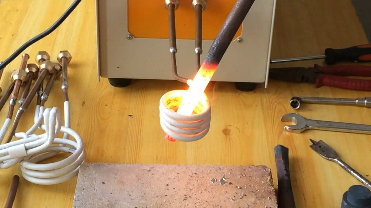 高頻感應加熱設備加熱工件產(chǎn)品演示視頻