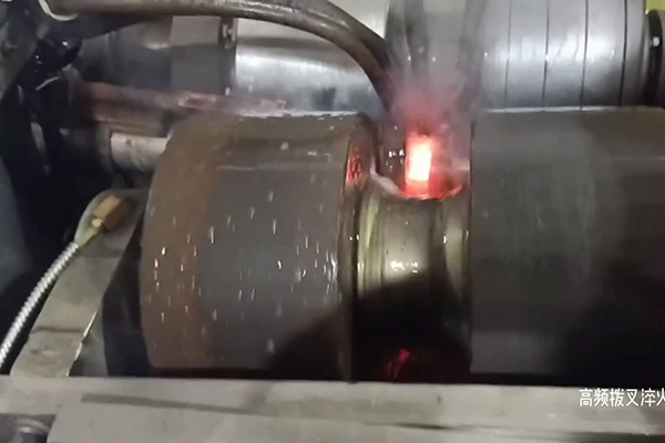 高頻電機(jī)軸撥叉軸高頻自動(dòng)化淬火