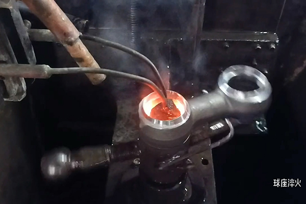 高頻淬火機(jī)床球座內(nèi)孔淬火熱處理