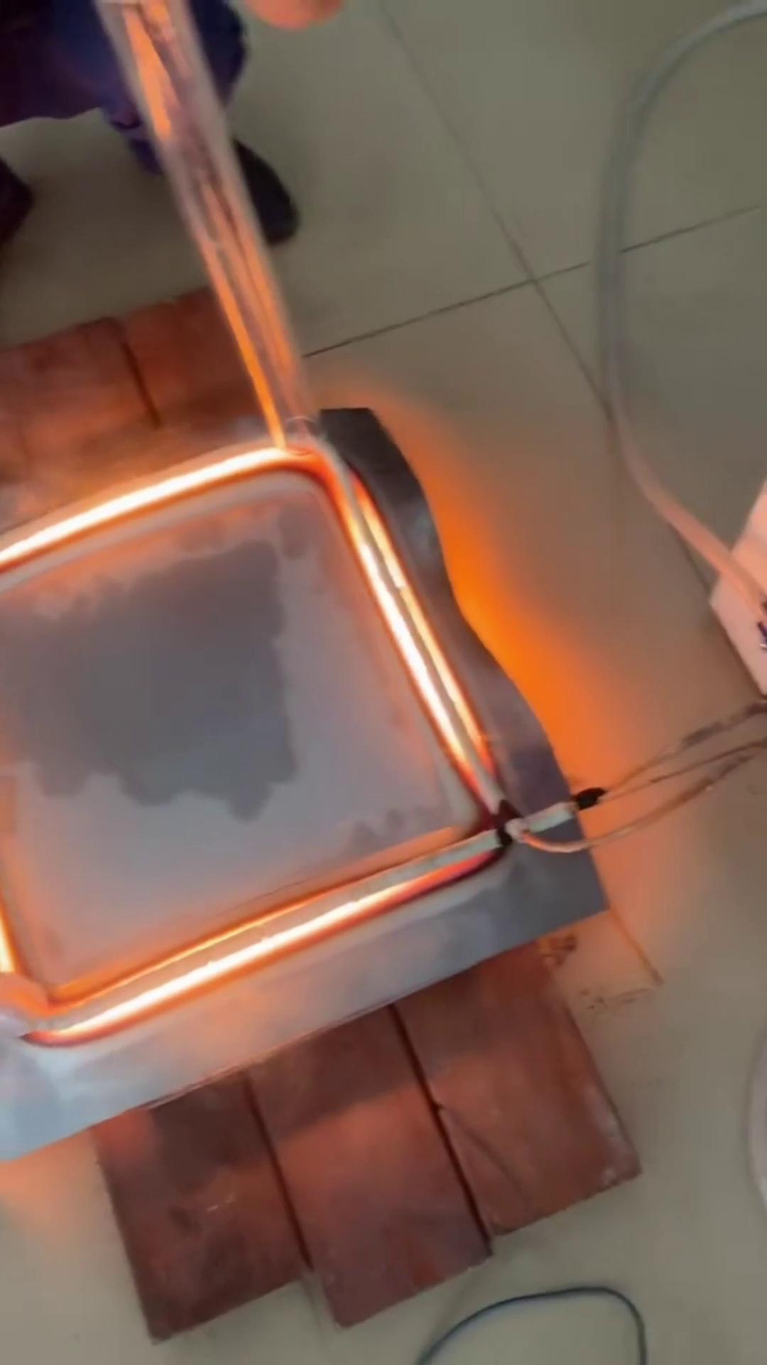 211不銹鋼洗臉盆退火拉伸測(cè)試用高頻退火機(jī)