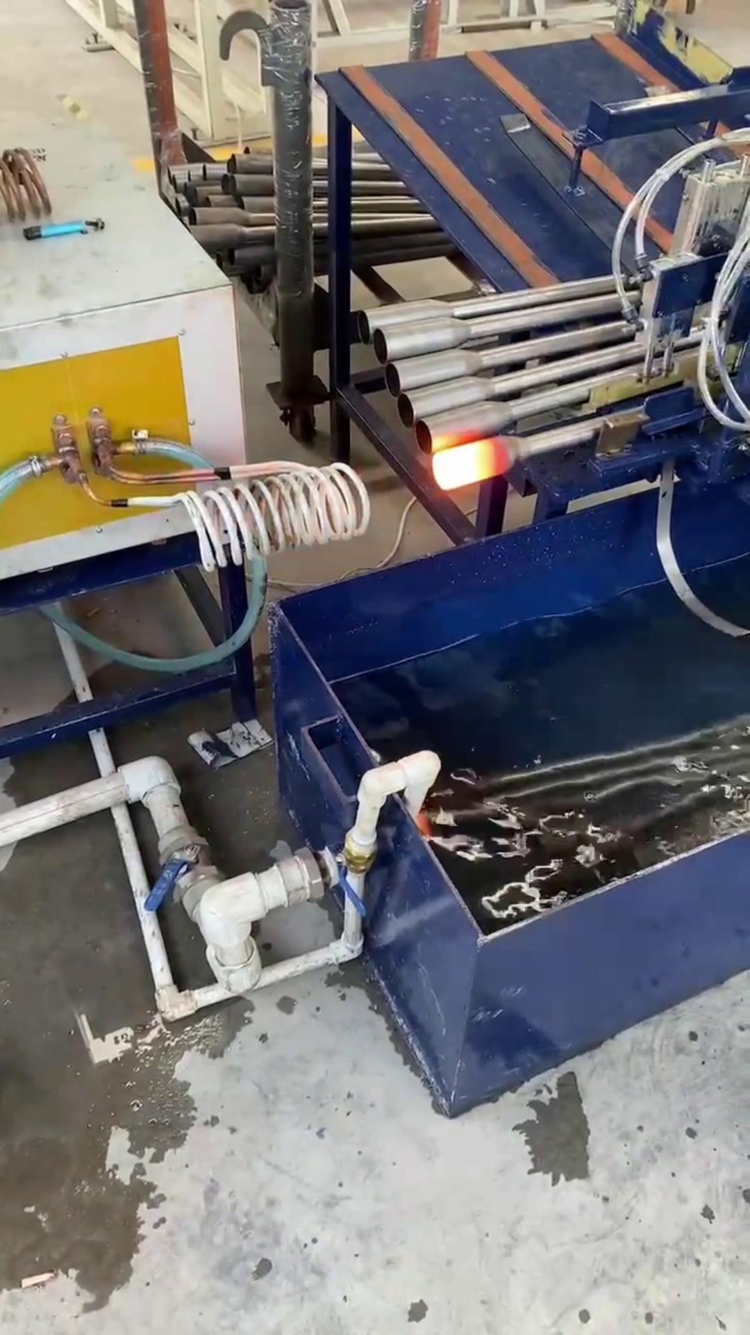 高頻淬火機(jī)床-鋼管擴(kuò)口后淬火熱處理-專業(yè)的事交給專業(yè)的人