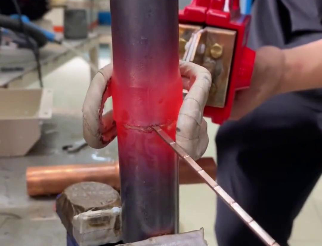 手持式高頻焊接機(jī)，銅管鋁管豎焊倒焊橫平焊